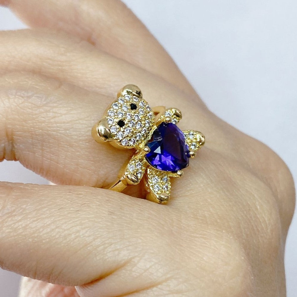 Anillo Chapa de Oro Ajustable ACO1397-5