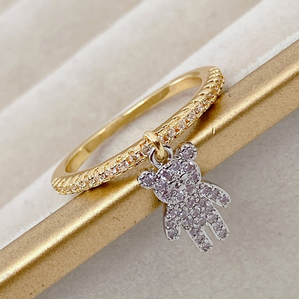 Anillo Chapa de Oro ACO851-6 TALLA #6
