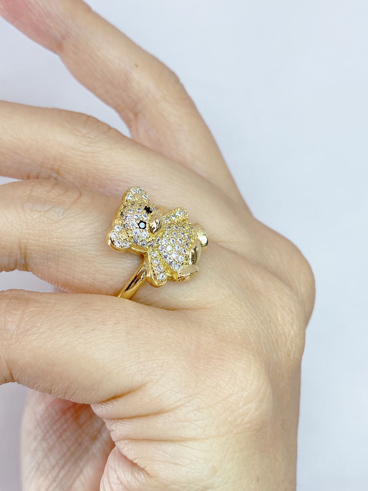 Anillo Chapa de Oro Ajustable ACO1396-1