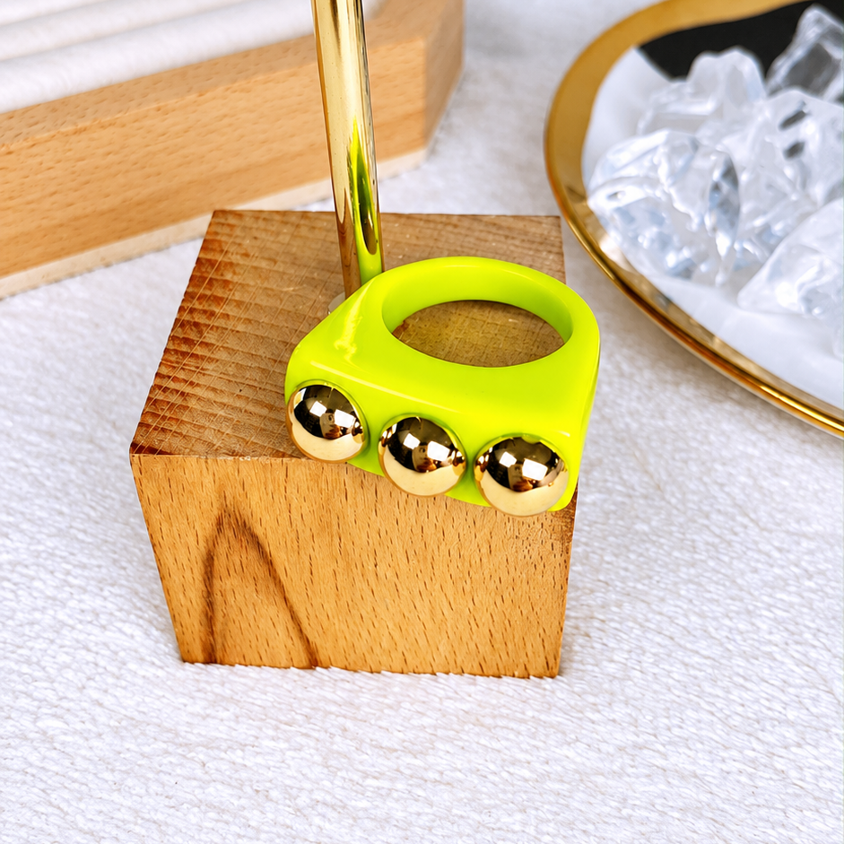 Anillo de Acrilico Talla #8 RB516-5