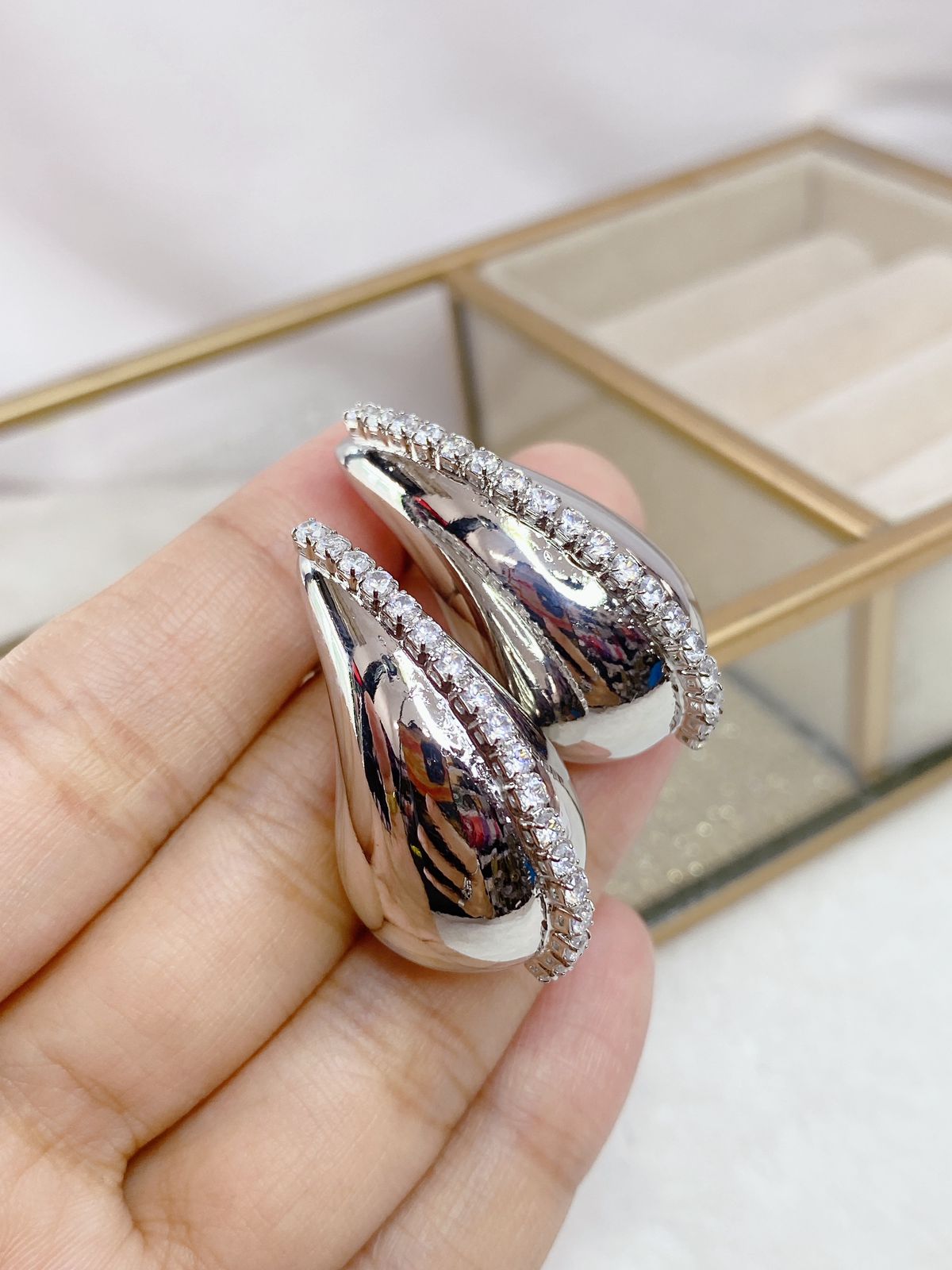 Arete Chapa de Oro COA1880-2