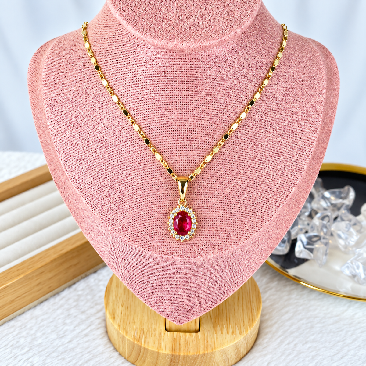 Collar de Chapa de Oro SETC132-5