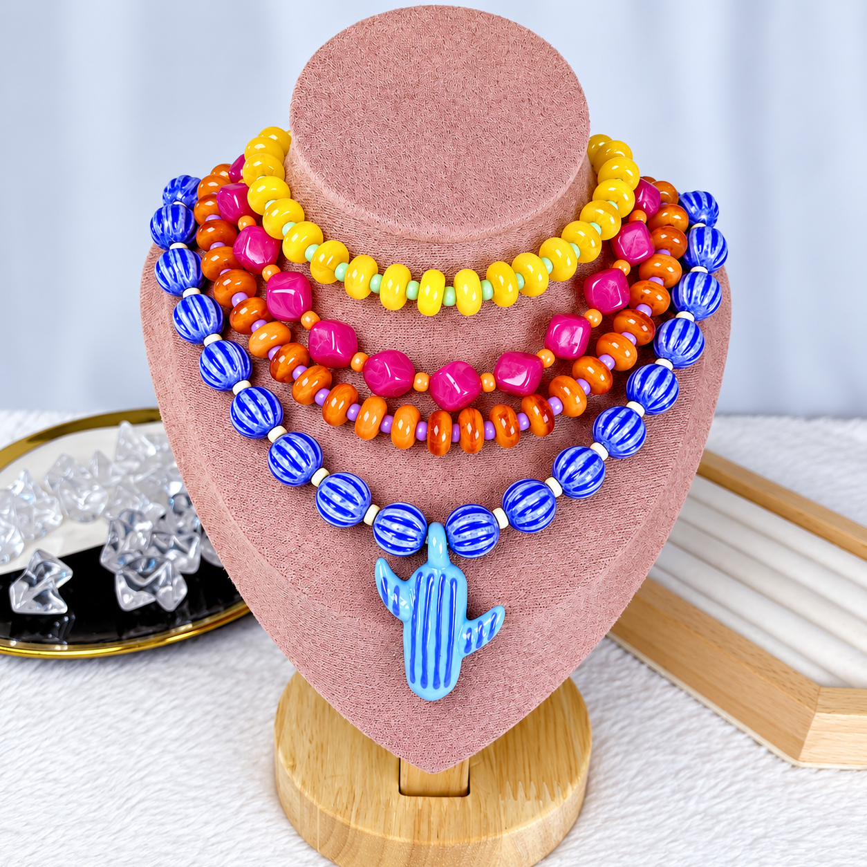 Set de Collares de Acrilico CB950-1