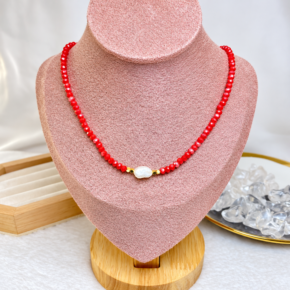 Collar de Resina y Acero Inoxidable CAI3556-3