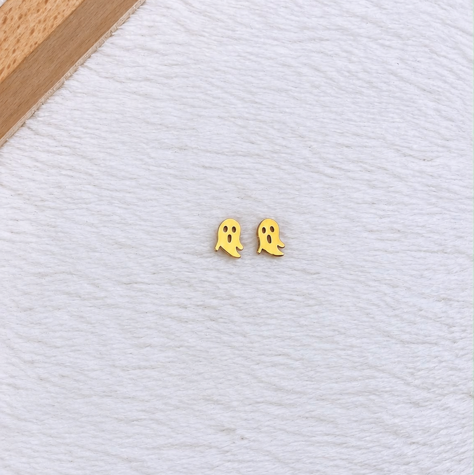Arete de Halloween de Acero Inoxidable AAI3220-1 1CM