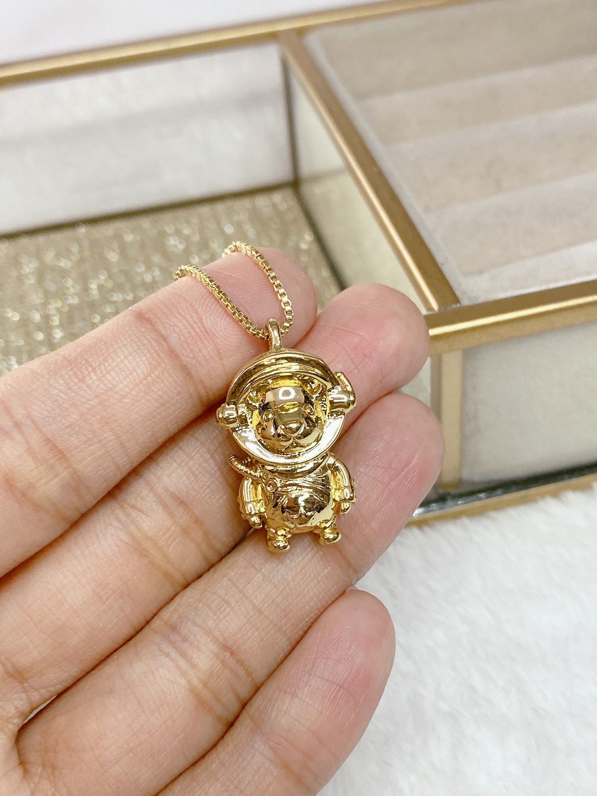 Collar de Chapa de Oro CC2197-1