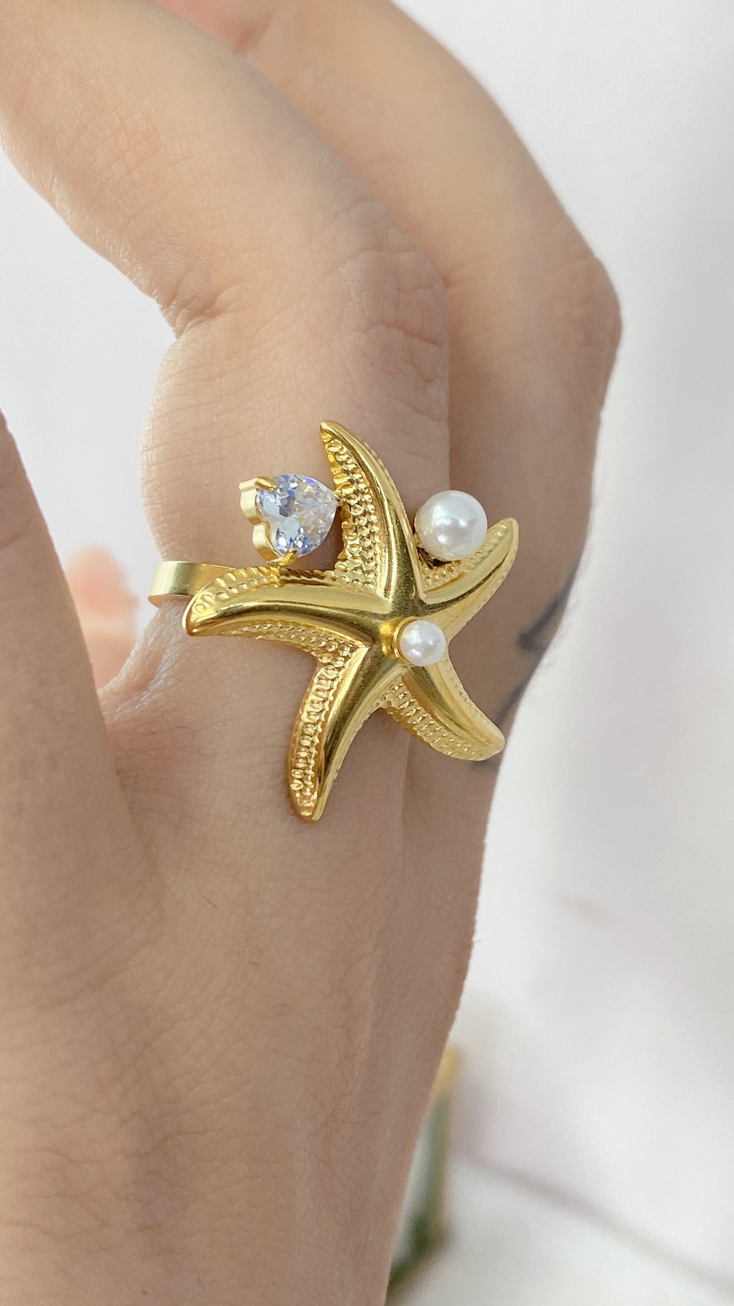 Anillo de Acero Inoxidable Ajustable RAI862-1
