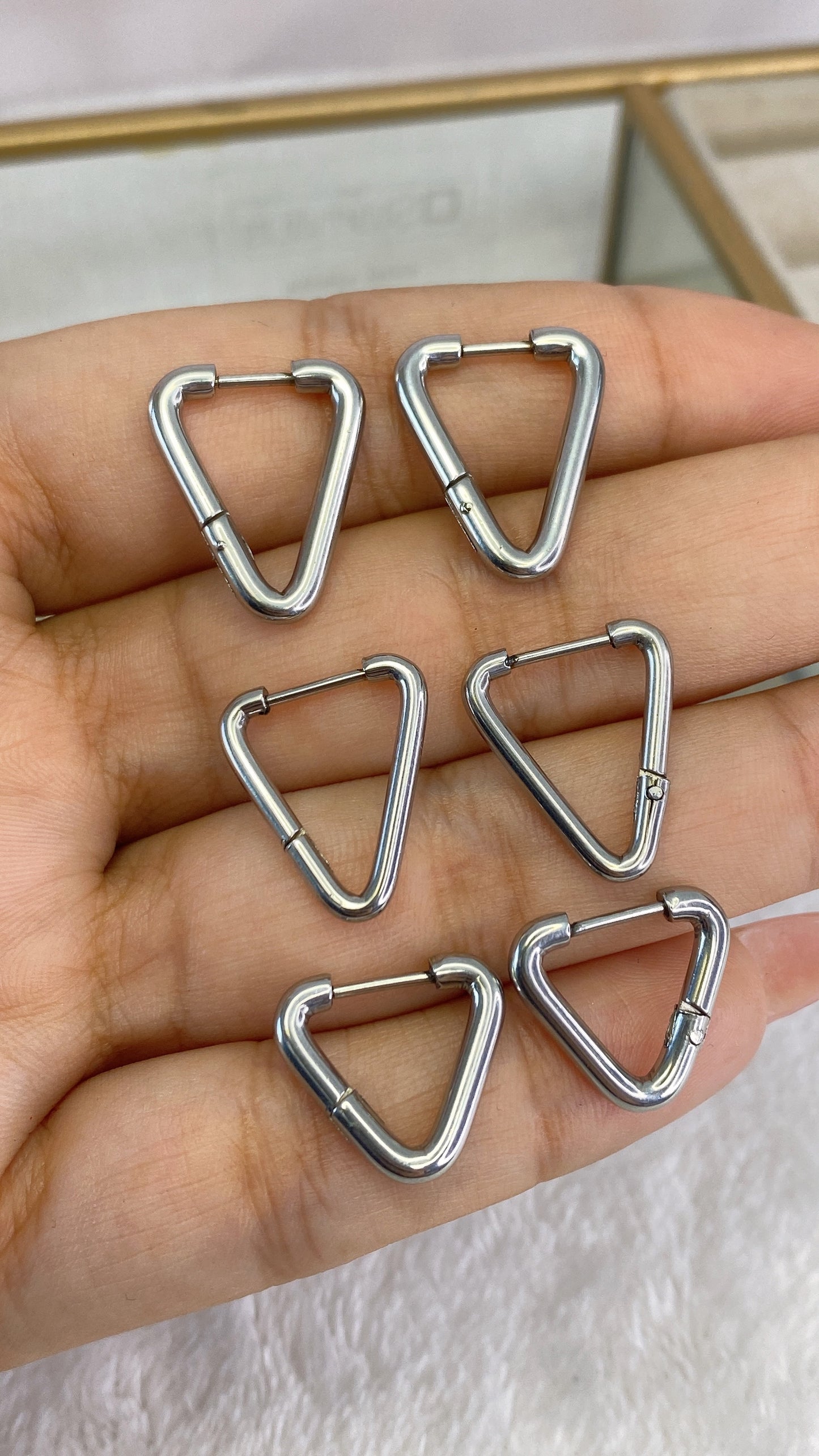 Set de Arracadas Acero Inoxidable AAI1825-2