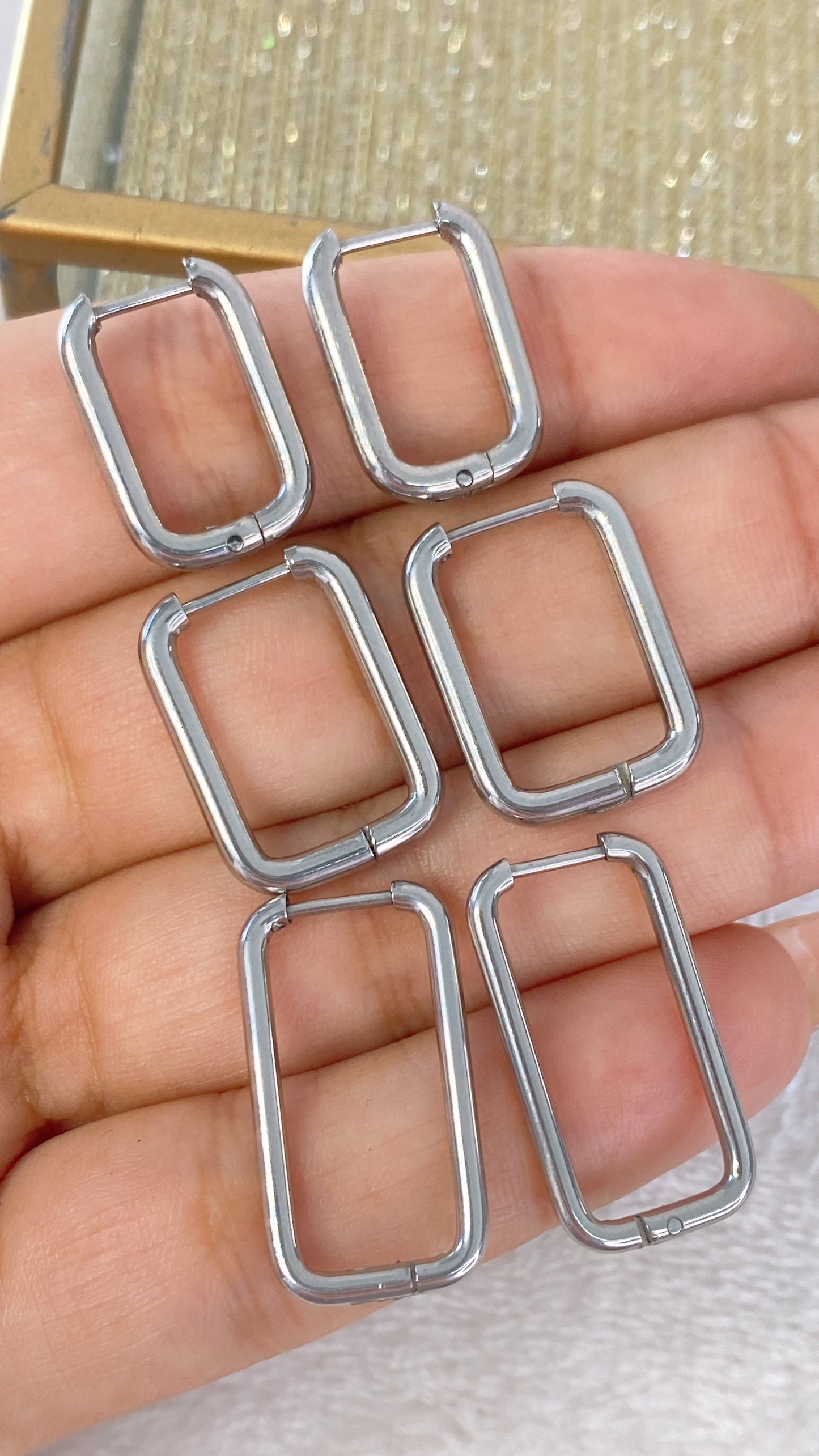 Set de Arracadas de Acero Inoxidable AAI1824-2