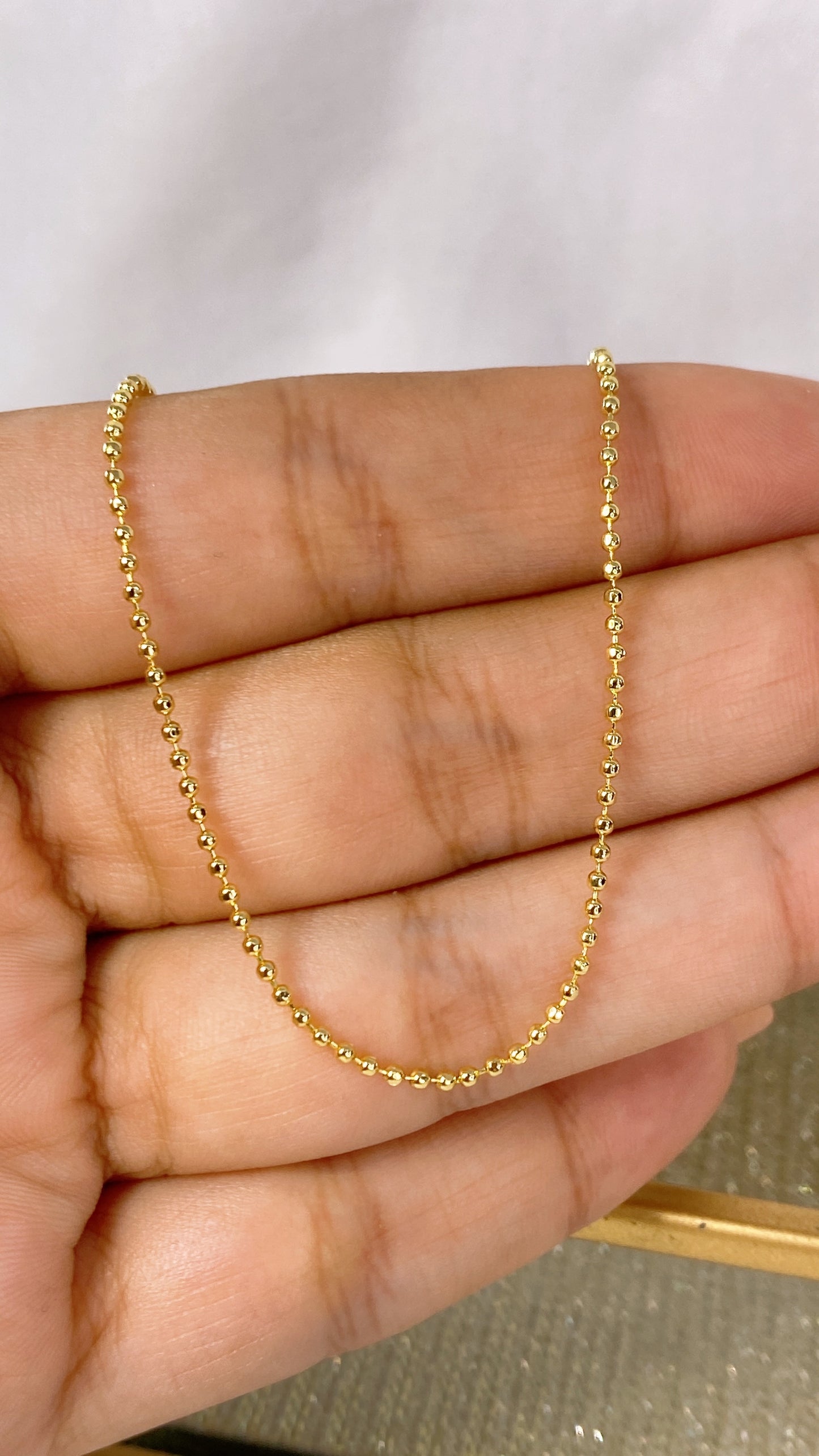 Cadena de Chapa de Oro CC2107-1