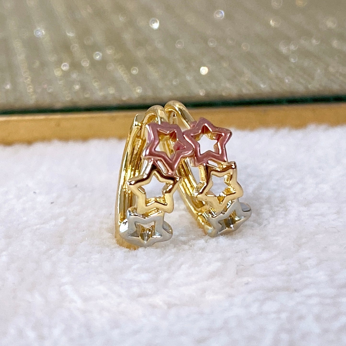 Arete Chapa de Oro COA1938-7