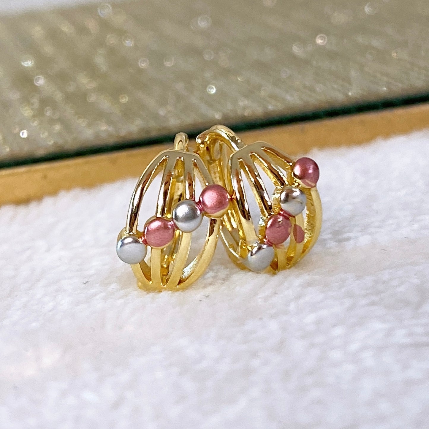 Arete Chapa de Oro COA1938-12