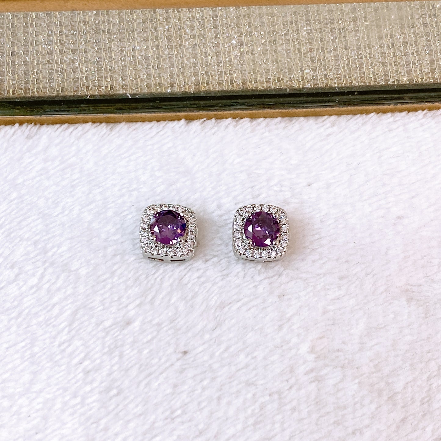 Arete de Chapa de Oro COA2867-5