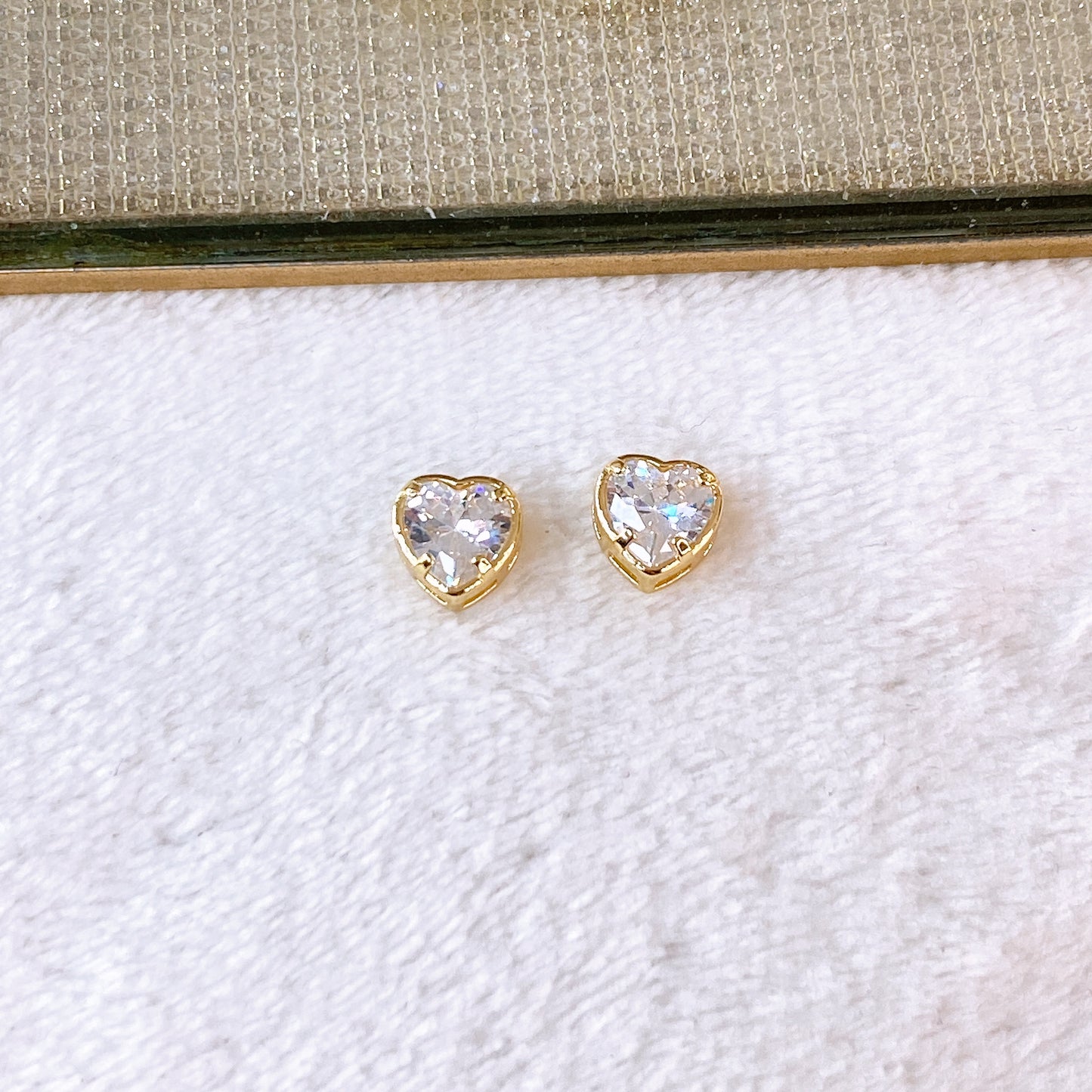 Arete de Chapa de Oro COA2865-1
