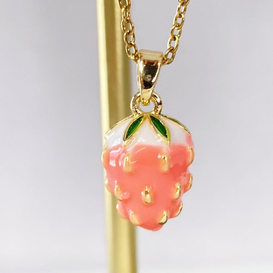 Collar de Acero Inoxidable y dije de Chapa de Oro CAI2285-1