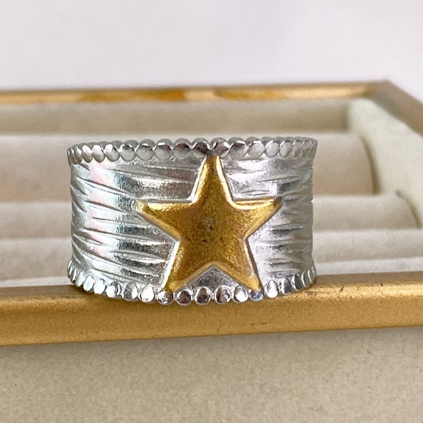 Anillo de Acero Inoxidable Ajustable RAI916-1