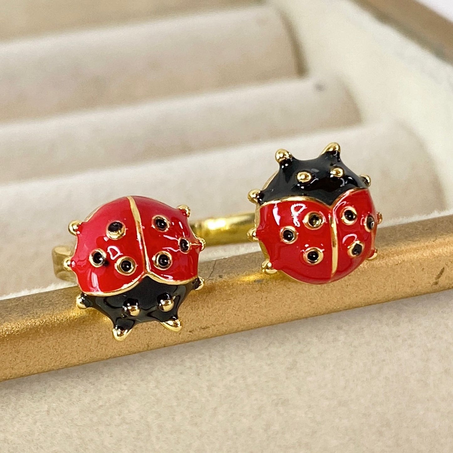 Anillo de Chapa de Oro Ajustable ACO1326-1