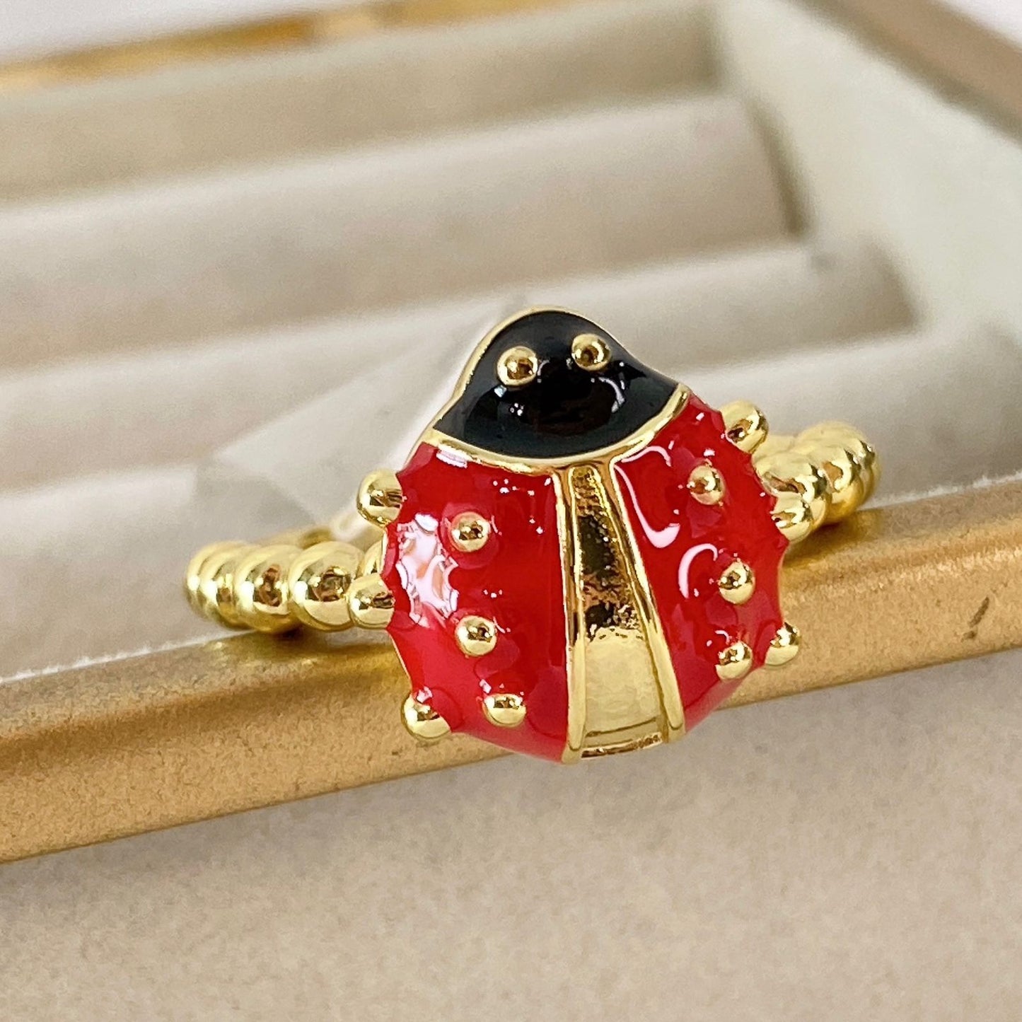 Anillo de Chapa de Oro Ajustable ACO1328-1