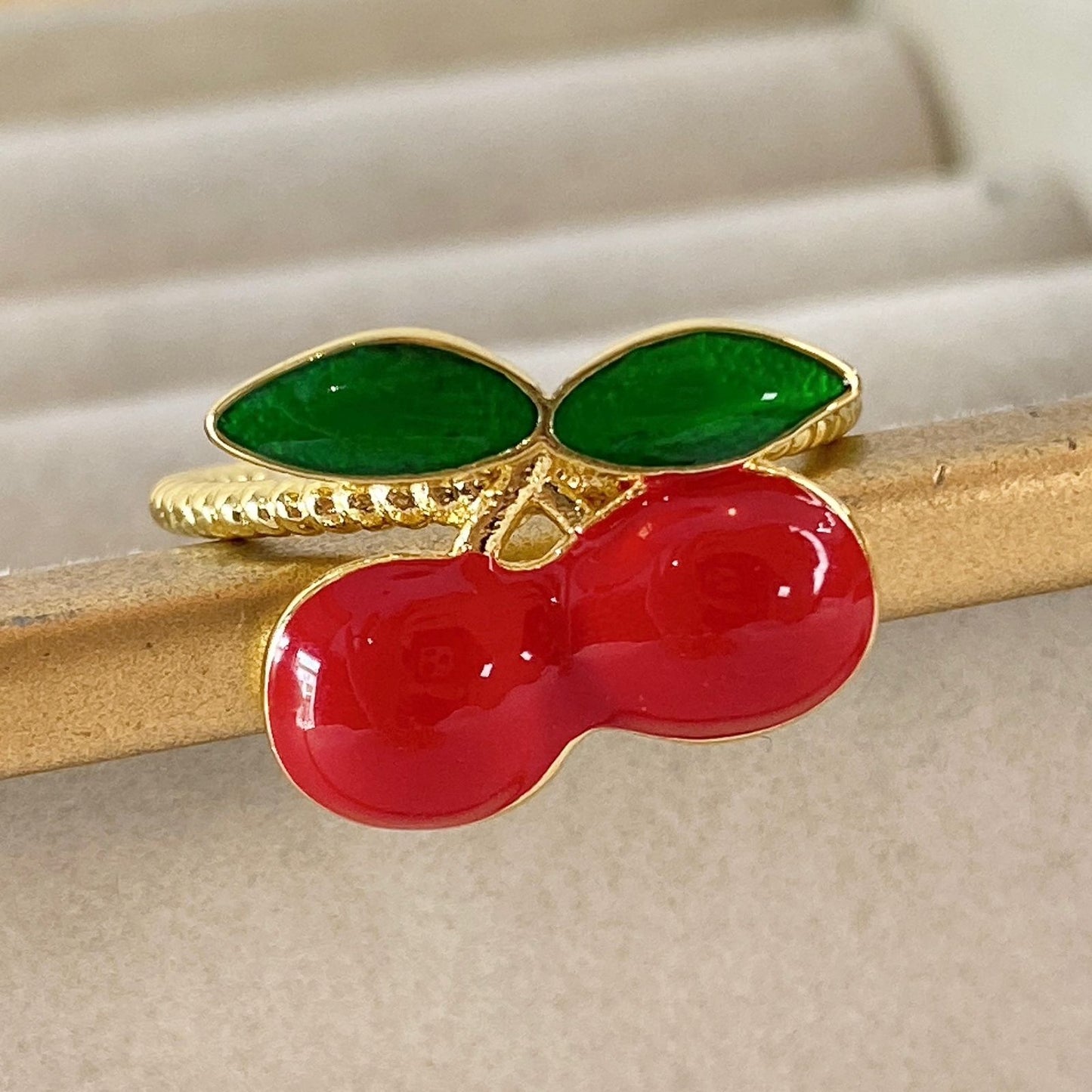 Anillo de Chapa de Oro Ajustable ACO1329-1
