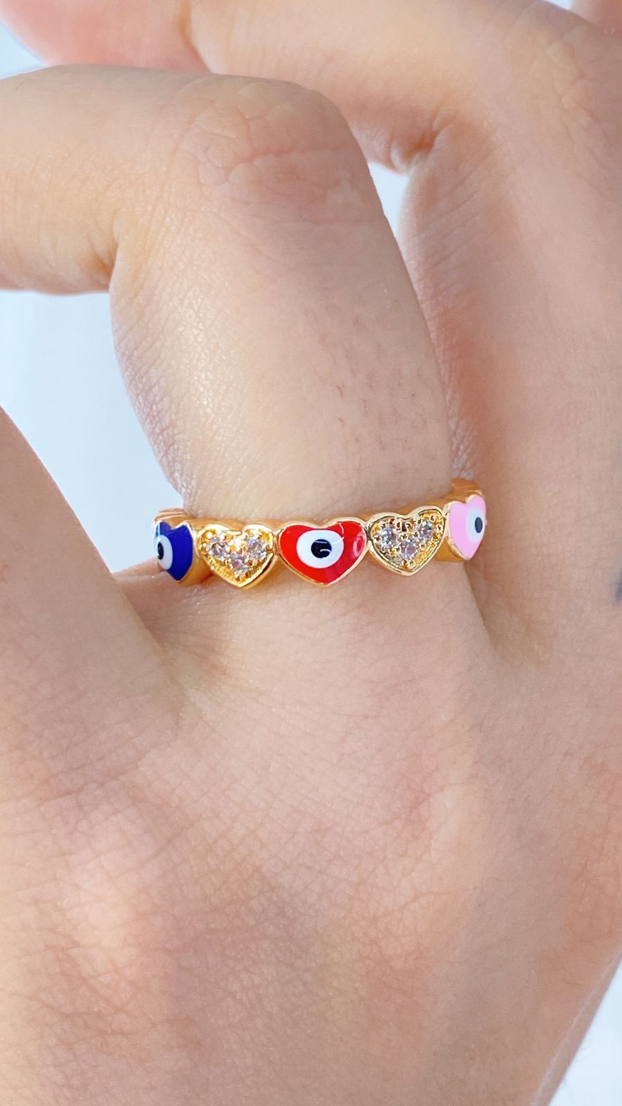 Anillo de Chapa de Oro Ajustable ACO1336-1