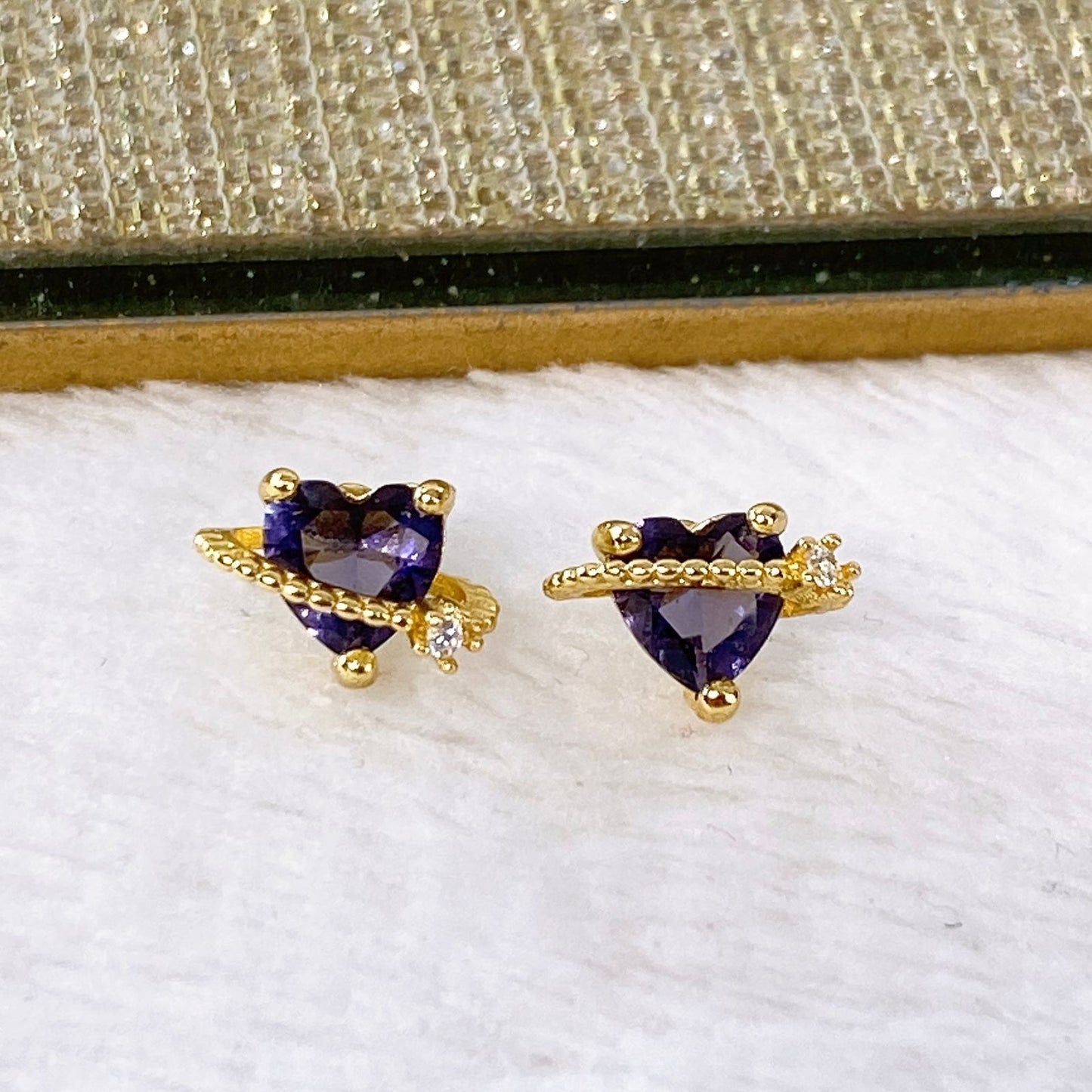 Arete de Chapa de Oro COA1916-5