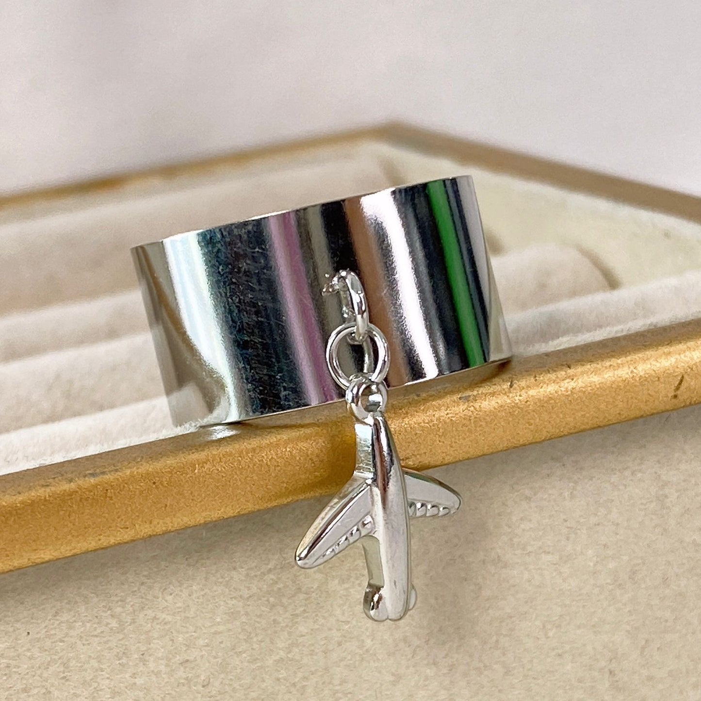 Anillo de Acero Inoxidable Ajustable RAI954-2