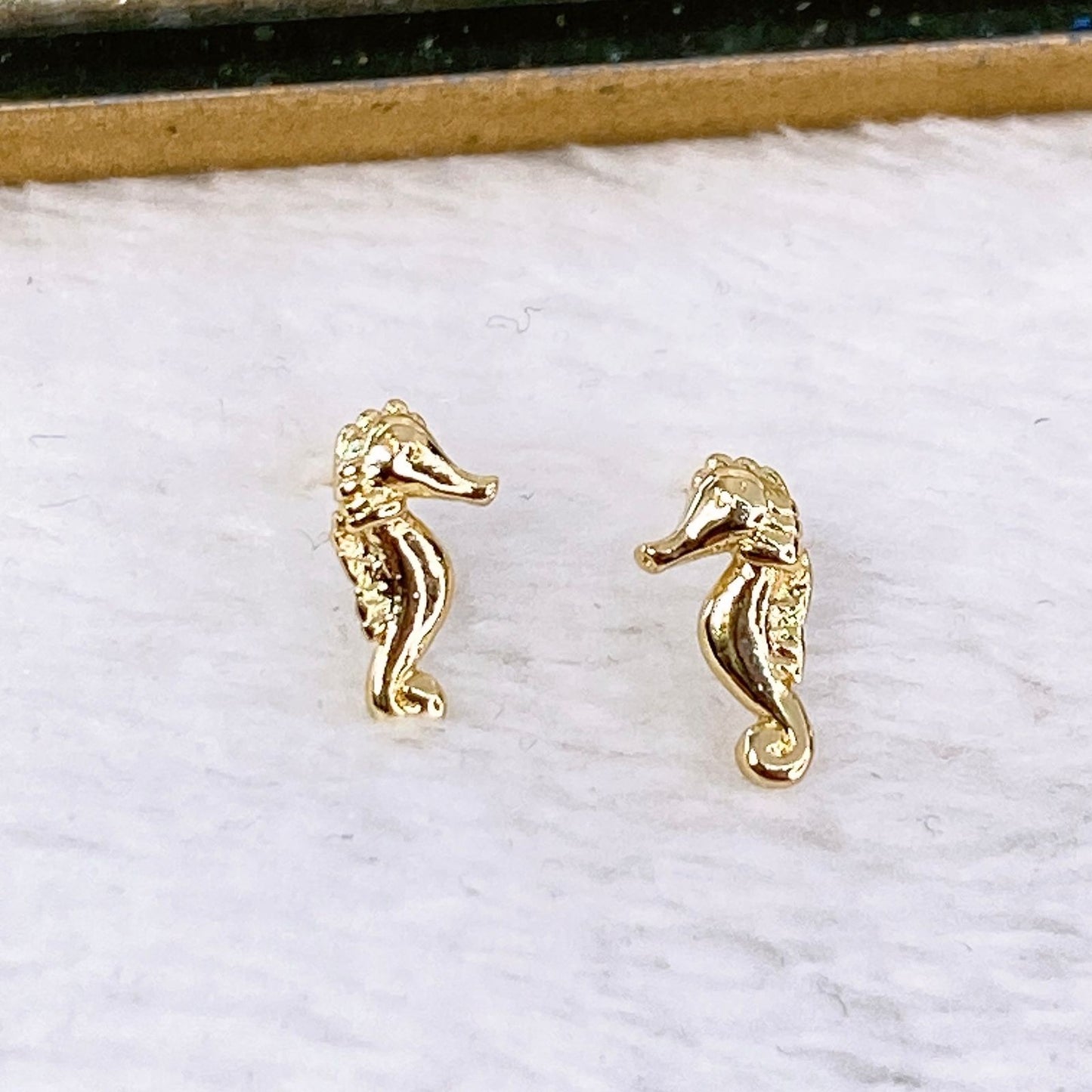 Arete de Chapa de Oro COA1928-1