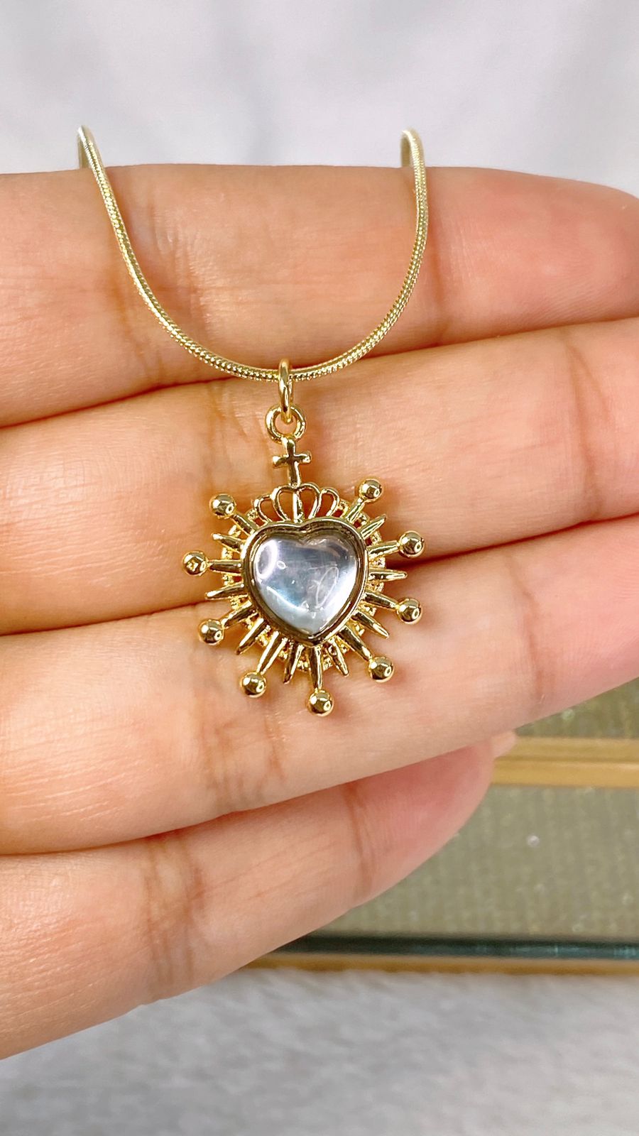 Collar de Chapa de Oro CC2100-2