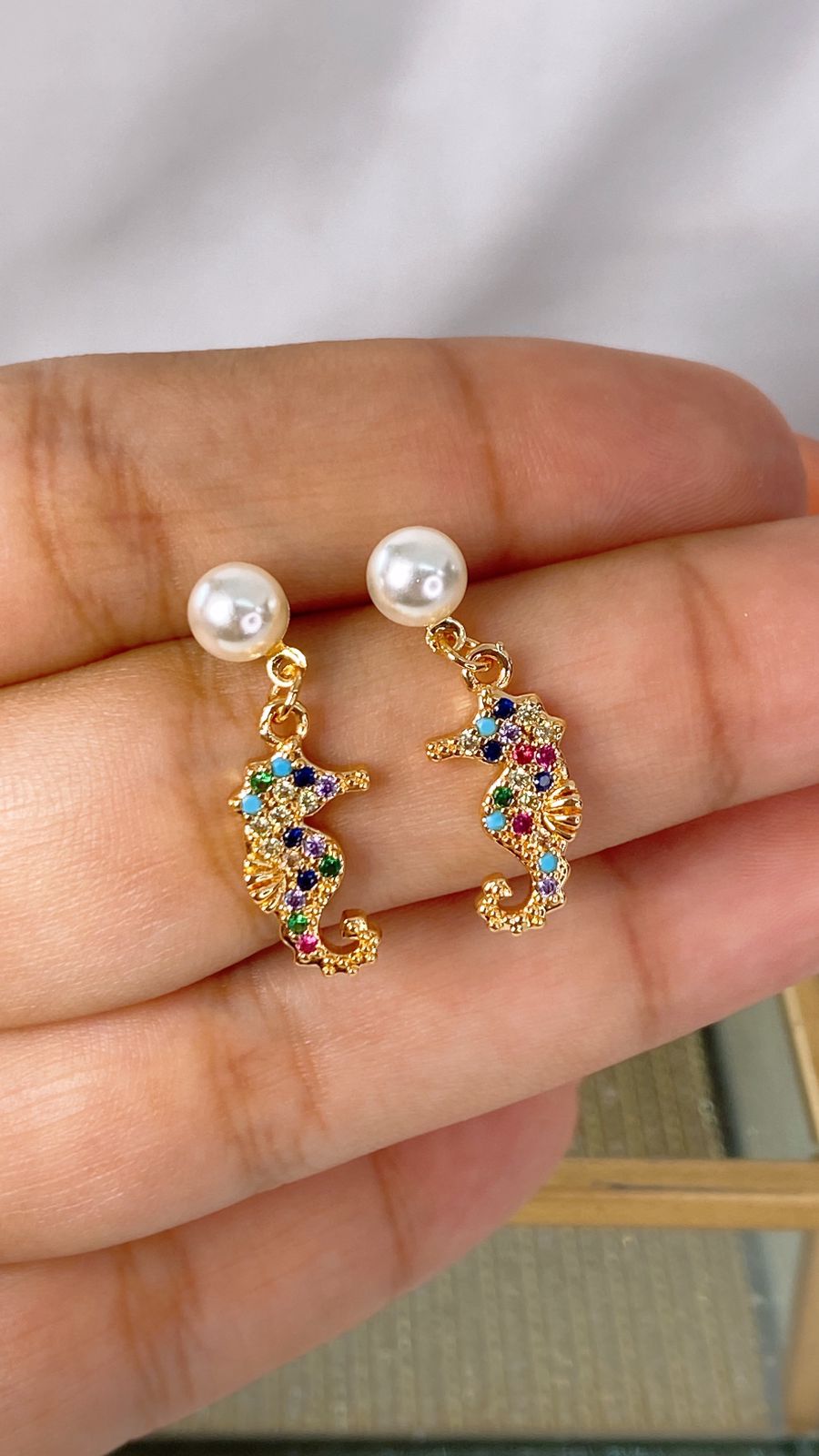 Arete Chapa de Oro COA1939-1