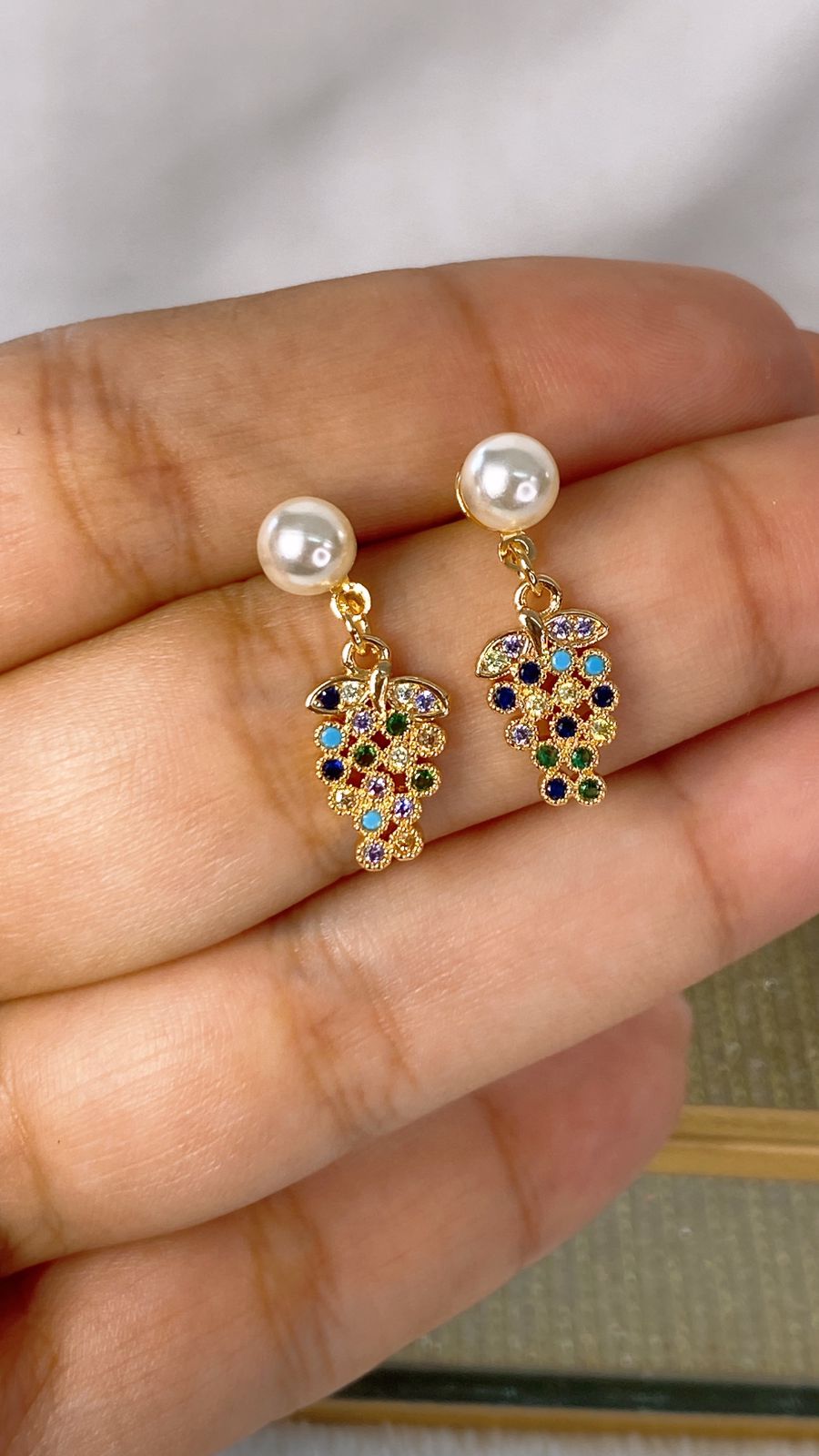 Arete Chapa de Oro COA1939-3