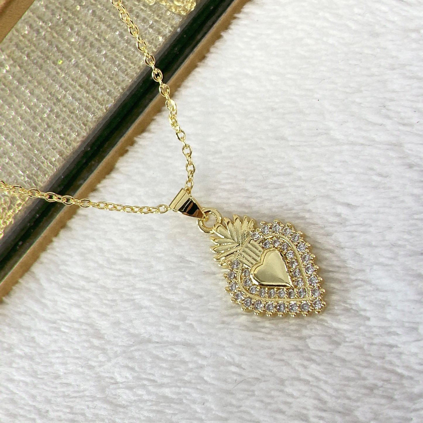 Collar de Chapa de Oro CC2118-1