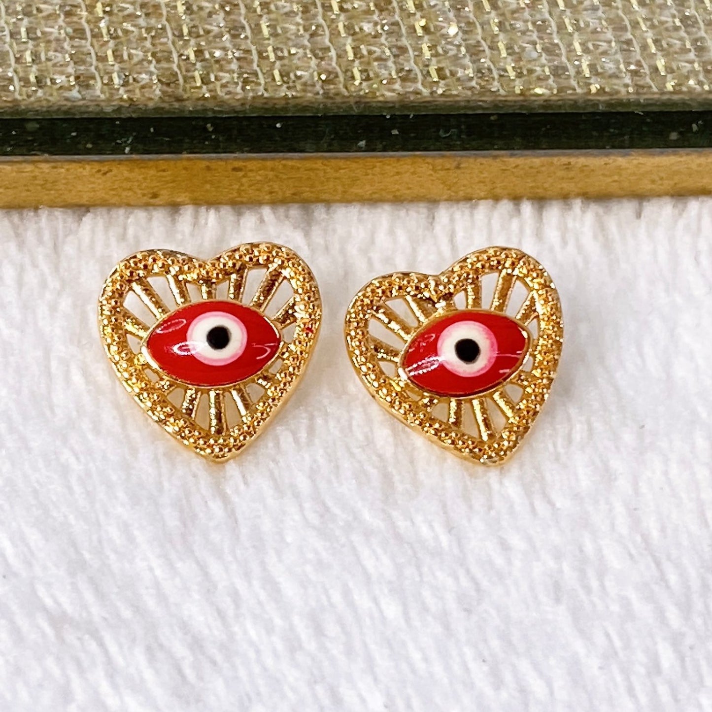 Arete de Chapa de Oro COA1948-2