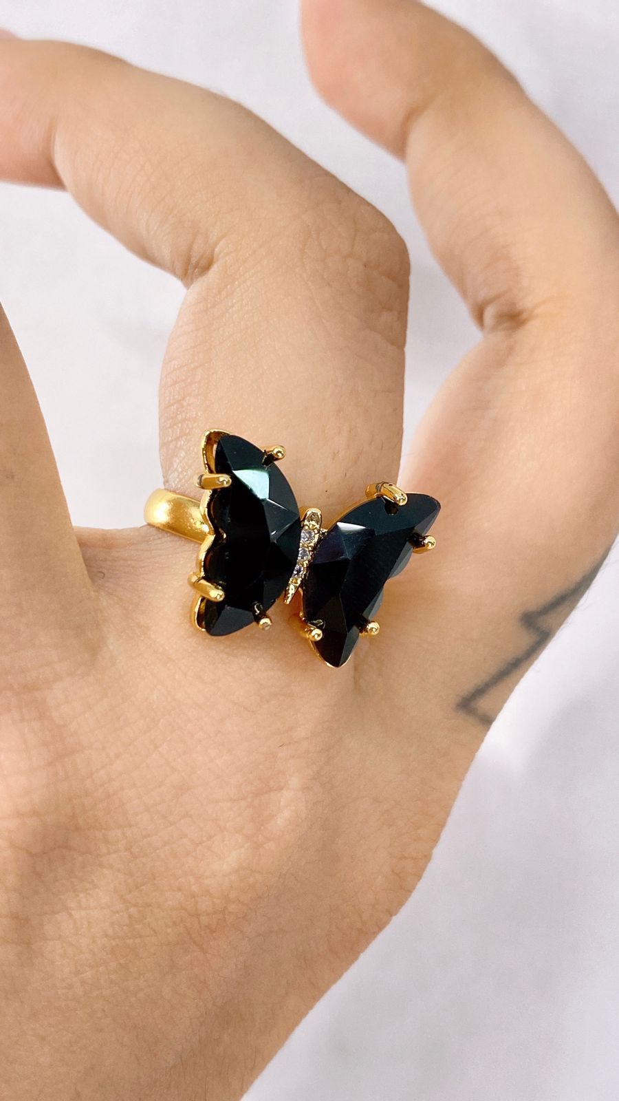 Anillo de Chapa de Oro Ajustable ACO1357-1