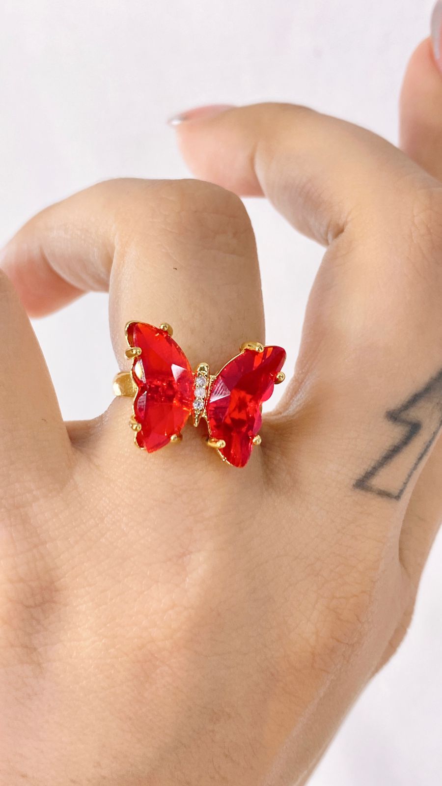 Anillo de Chapa de Oro Ajustable ACO1357-4