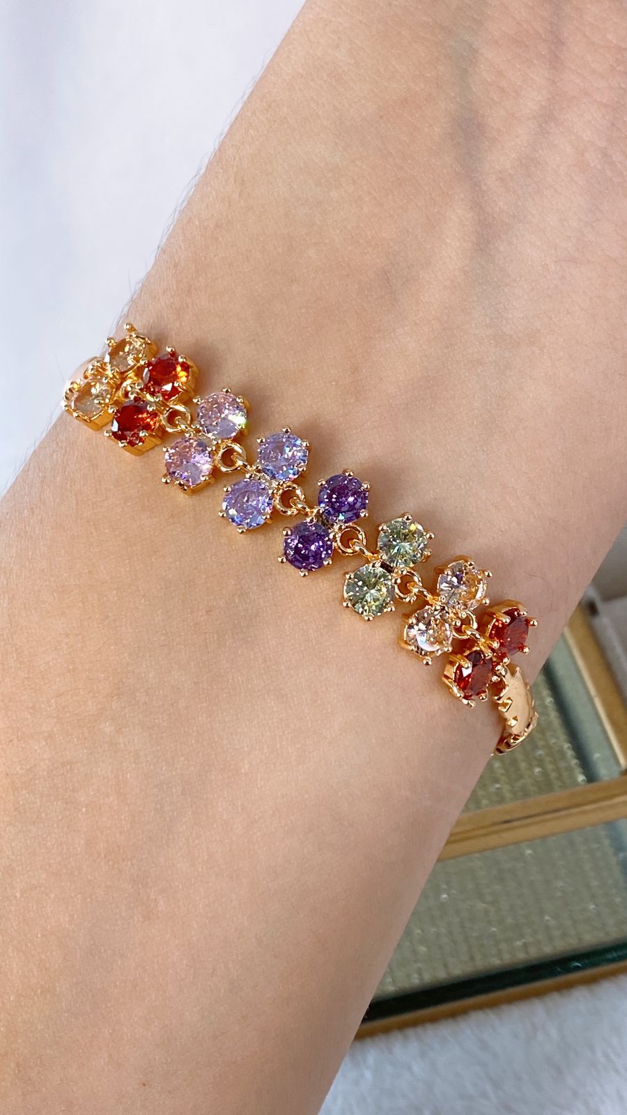 Pulsera de Chapa de Oro COP1587-1