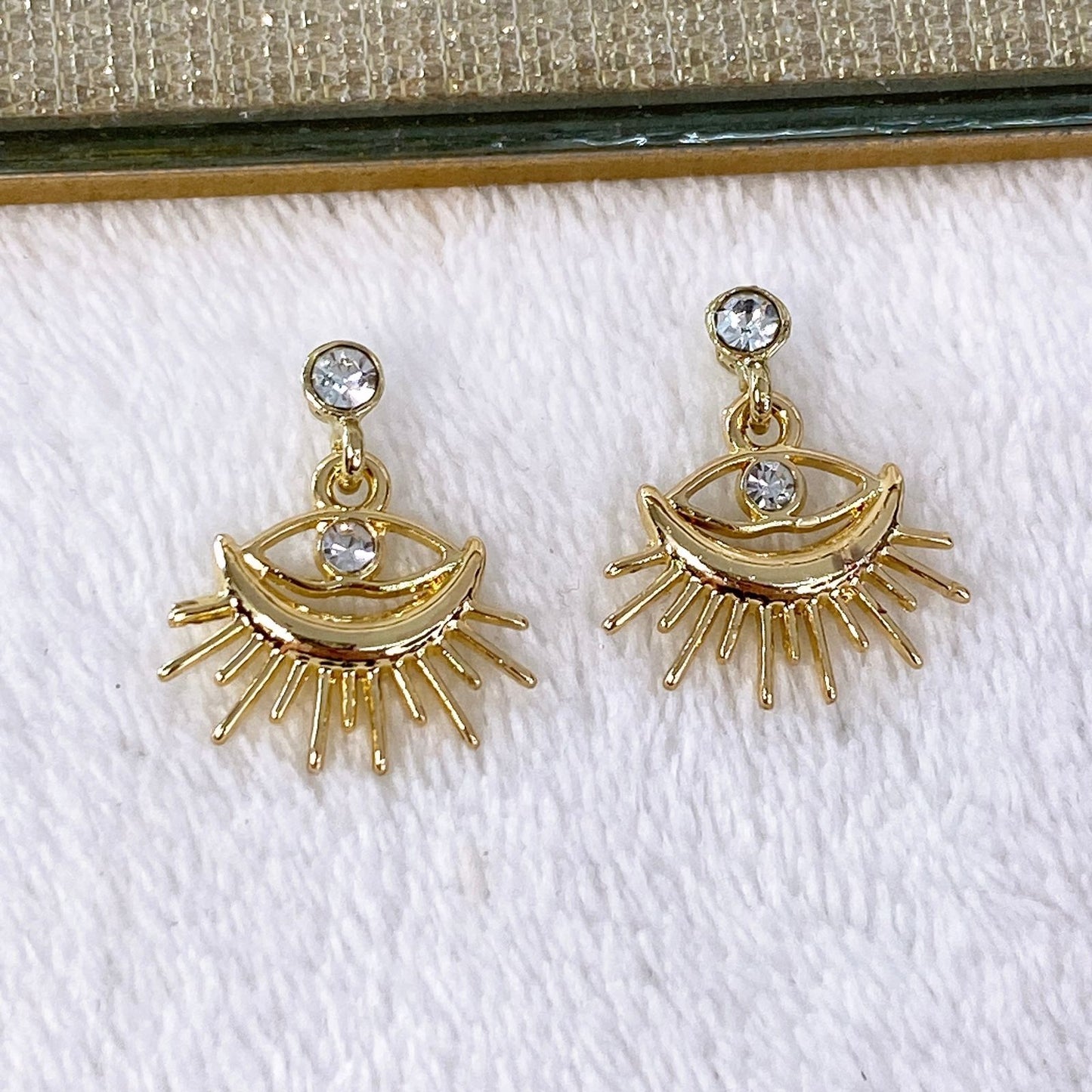 Arete de Chapa de Oro COA1965-5