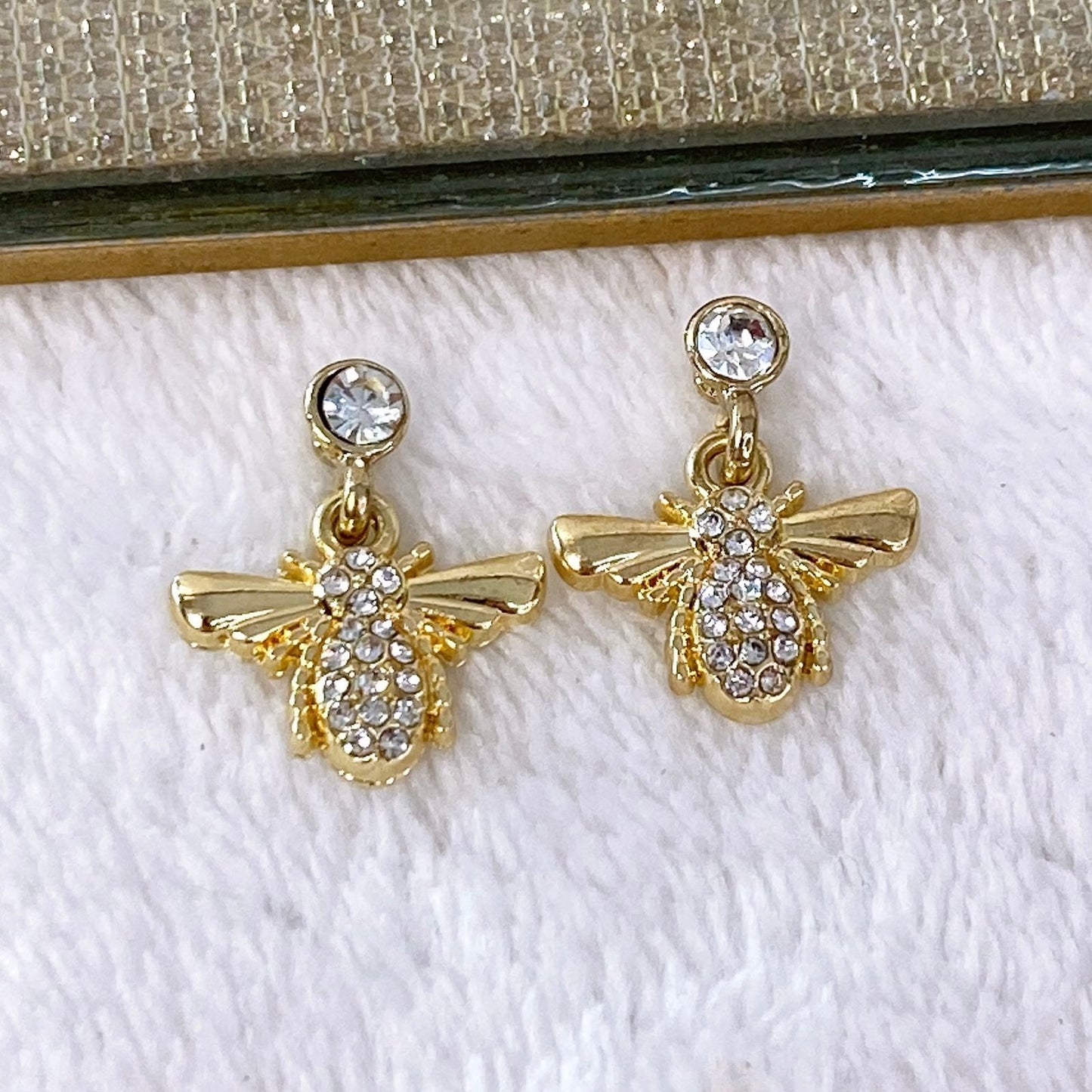 Arete de Chapa de Oro COA1965-4