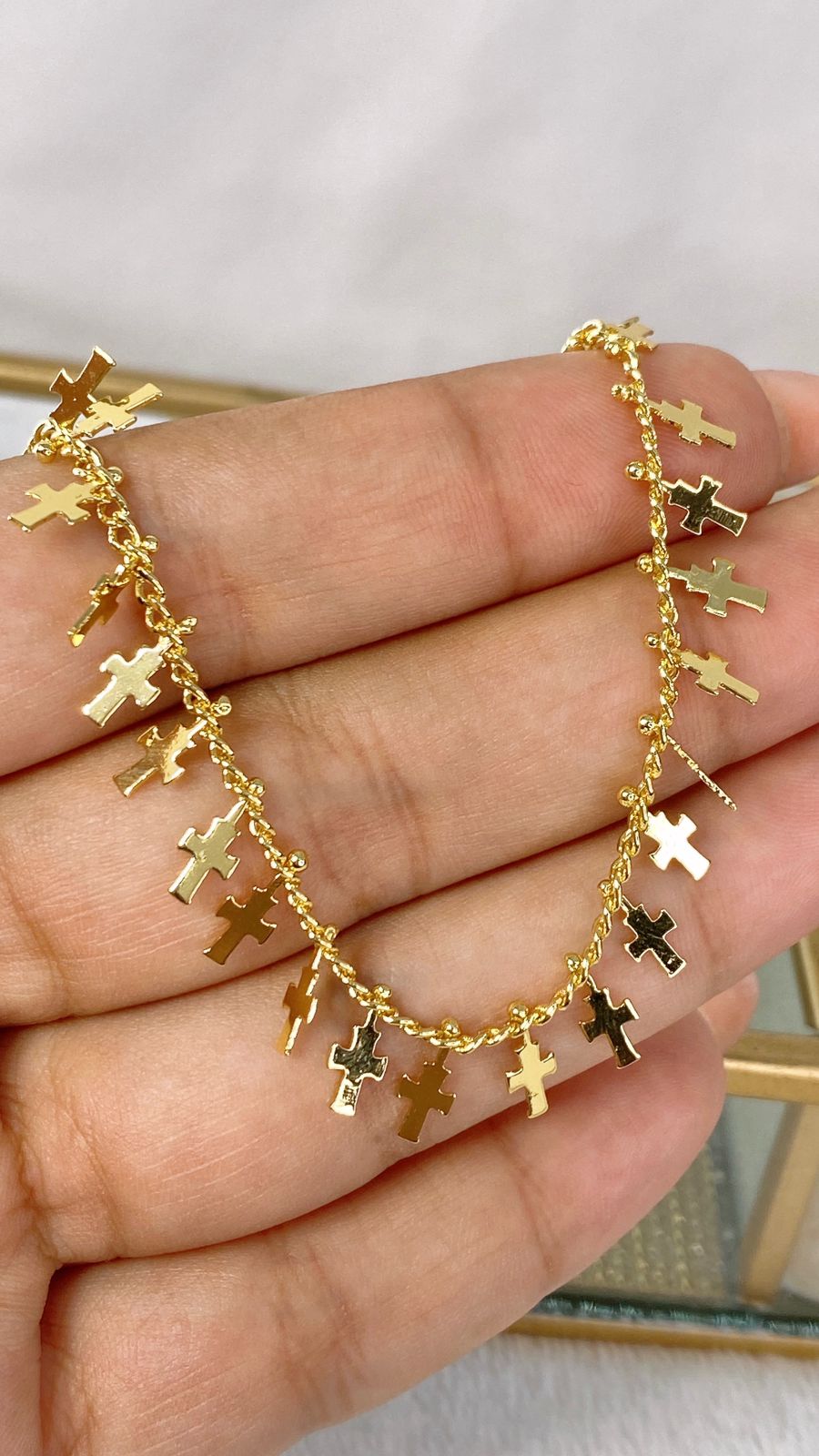 Collar de Chapa de Oro CC2135-2