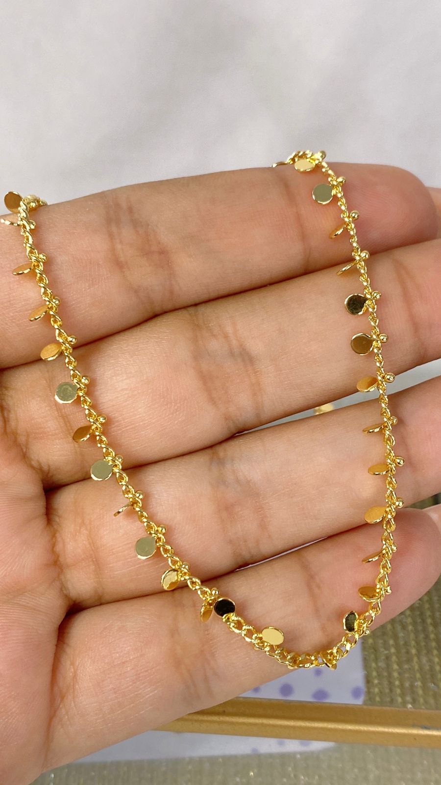 Collar de Chapa de Oro CC2135-1