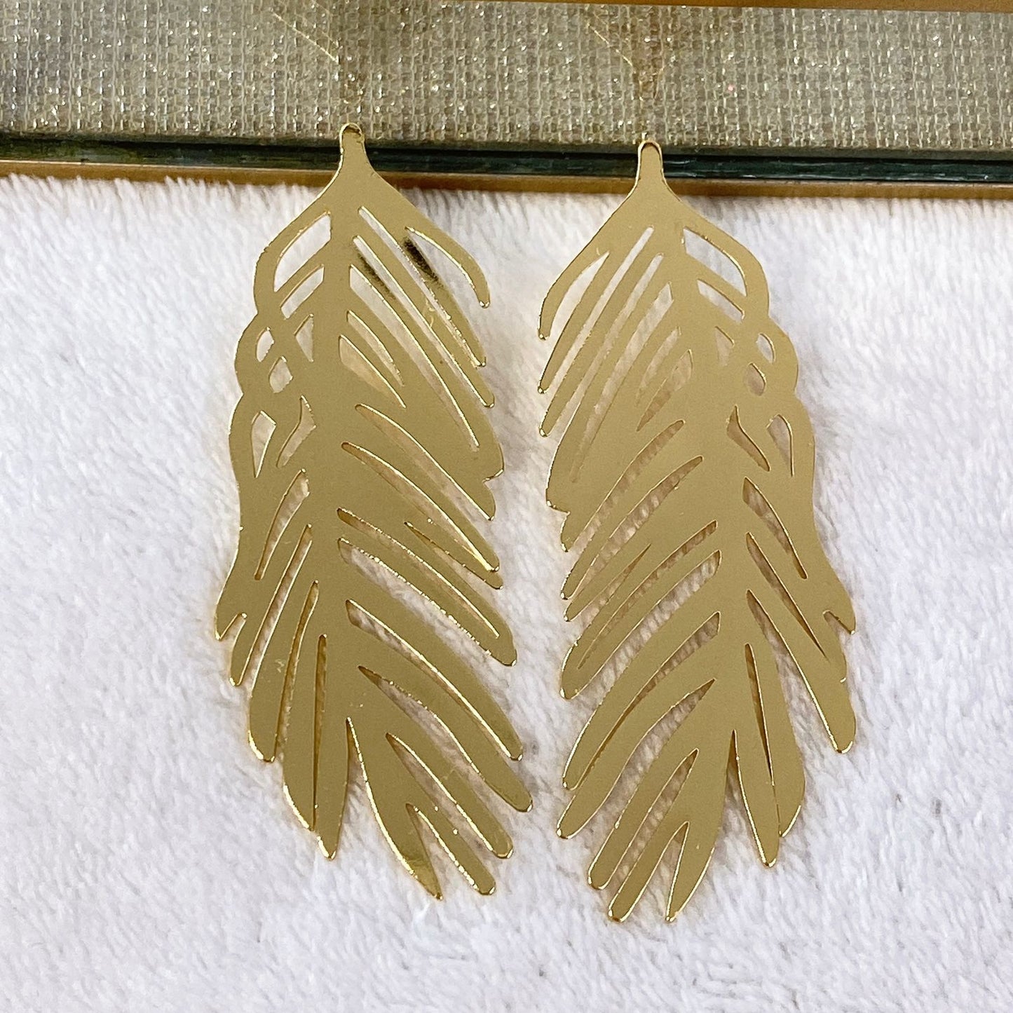 Arete de Chapa de Oro COA1981-1