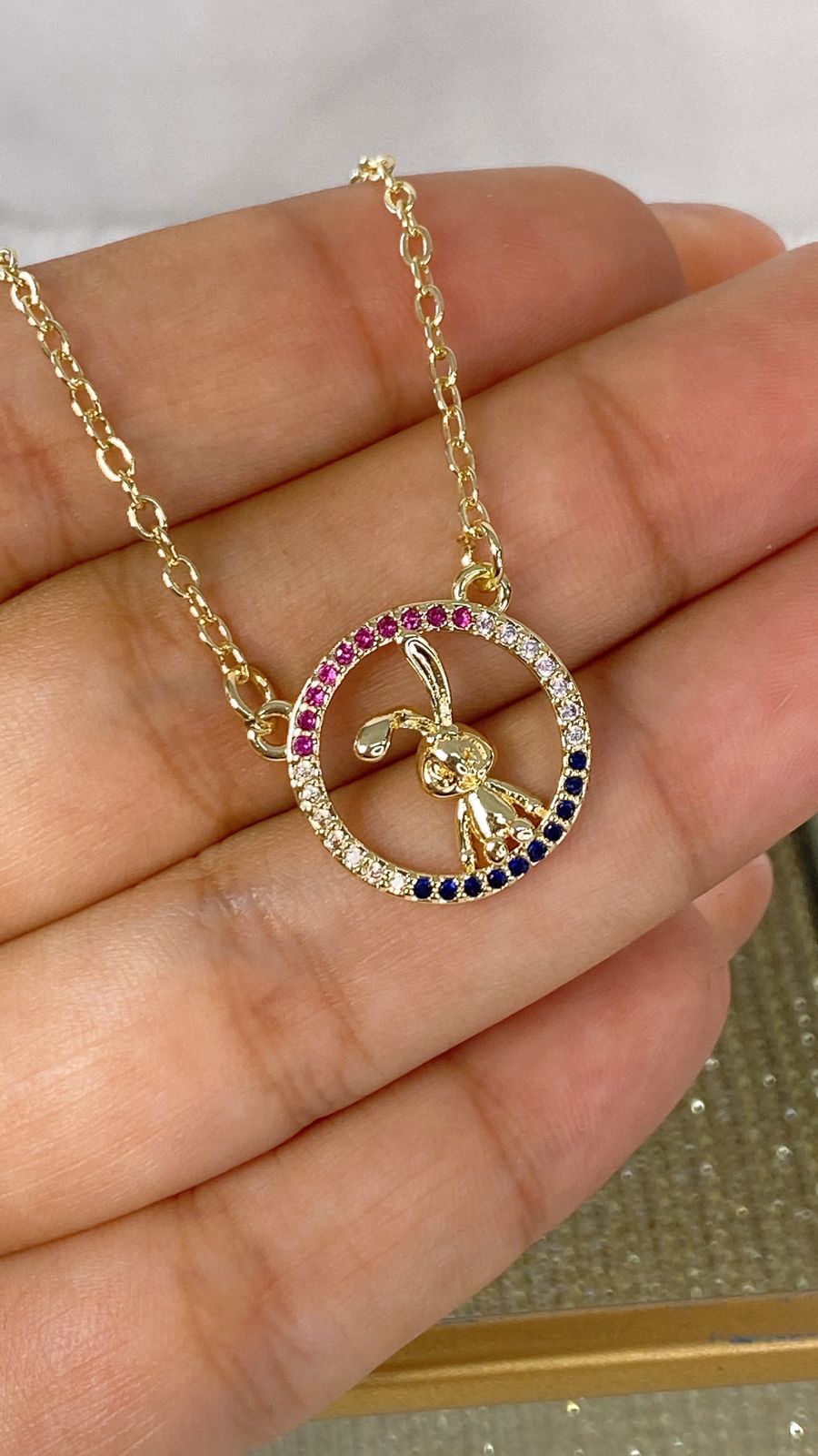 Collar de Chapa de Oro CC2142-3