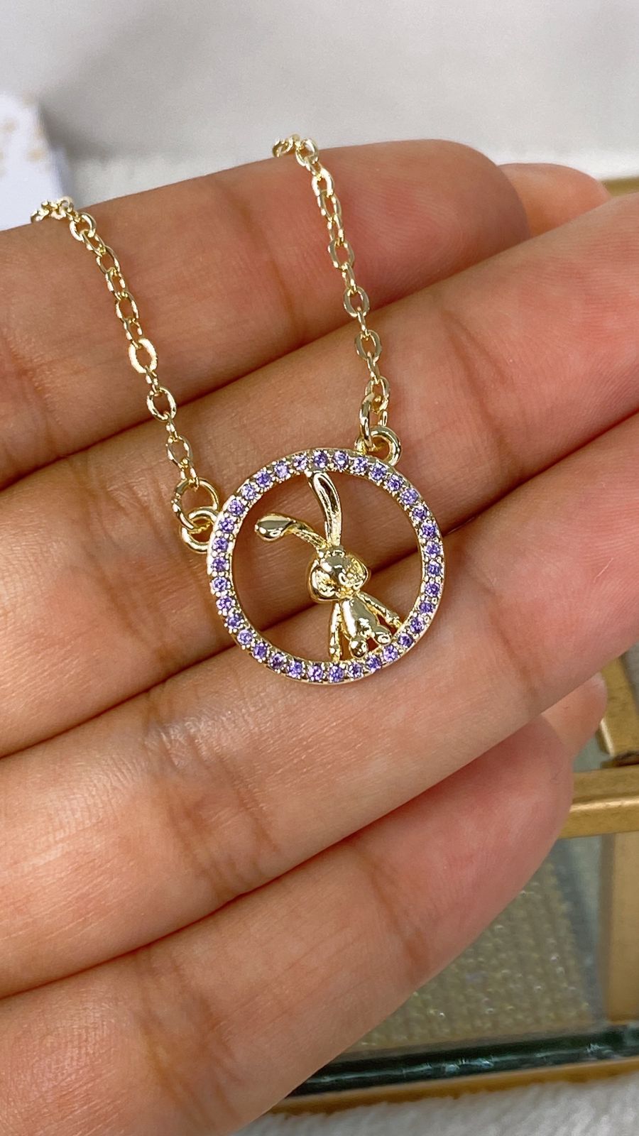 Collar de Chapa de Oro CC2142-2