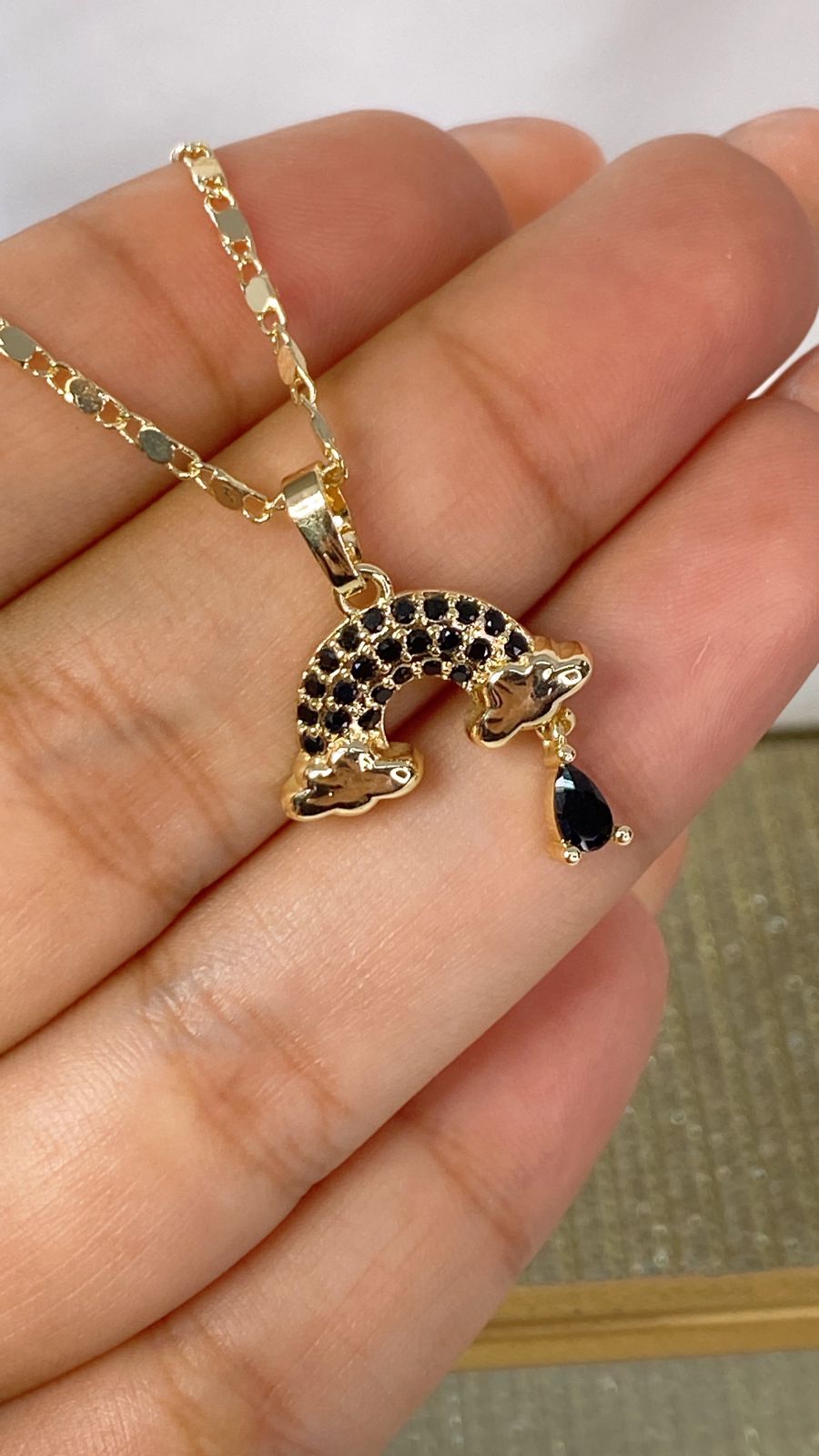 Collar de Chapa de Oro CC2141-1