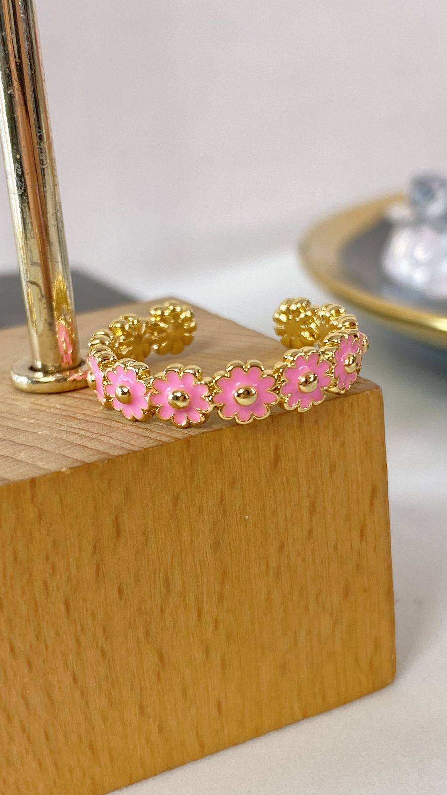 Anillo Chapa de Oro Ajustable ACO1367-3
