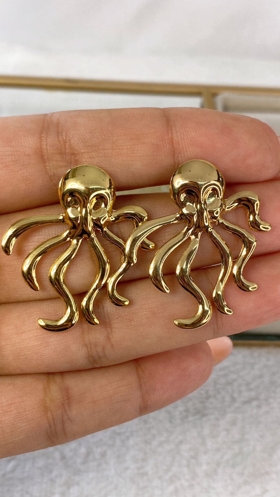 Arete de Acero Inoxidable con Perlas AAI1773-1