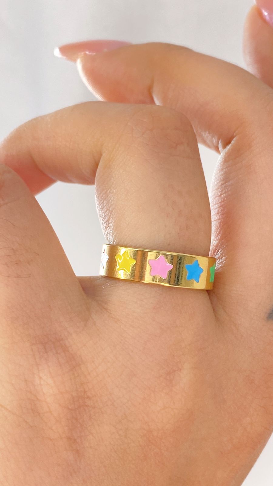 Anillo de Acero Inoxidable Talla #8 RAI996-2