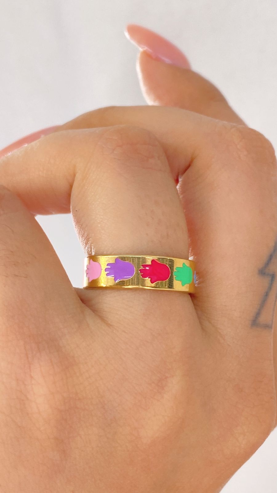Anillo de Acero Inoxidable Talla #8 RAI996-1