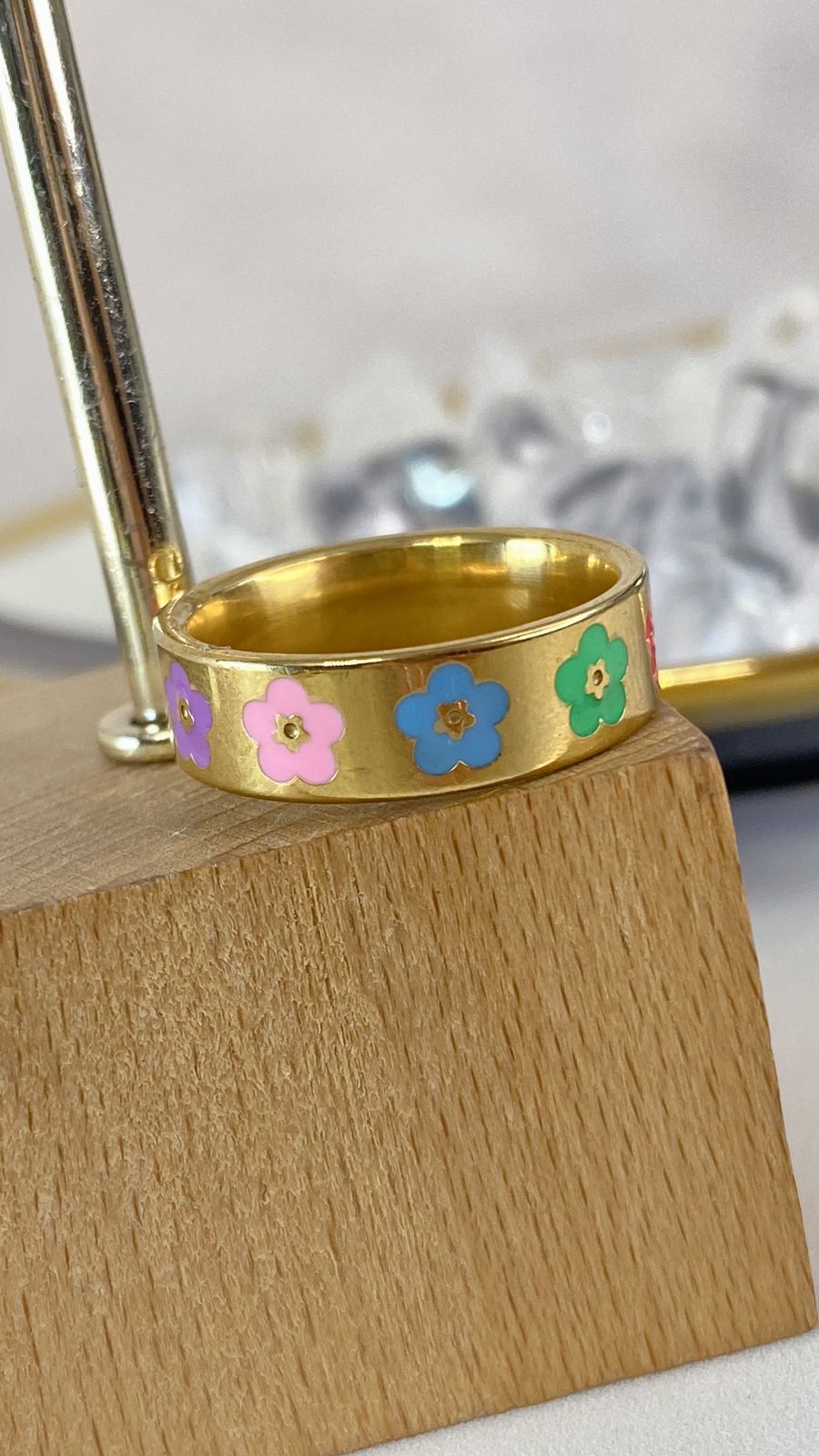 Anillo de Acero Inoxidable Talla #8 RAI996-3