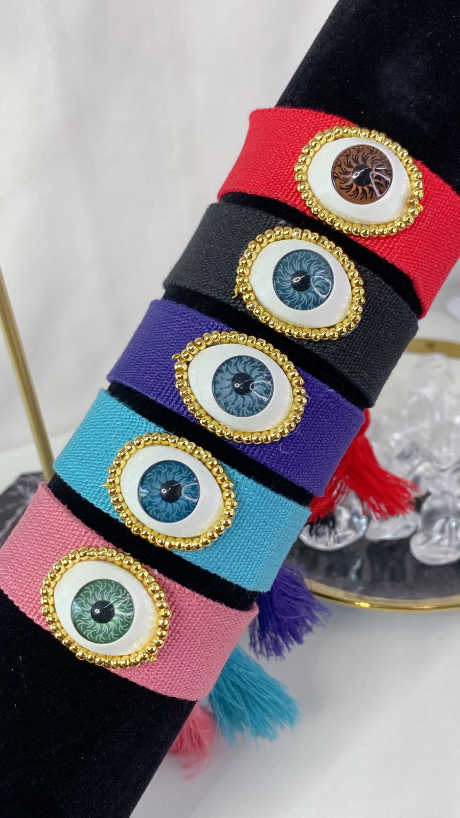 Pulsera de Tele y Chapa de Oro COP1573-3