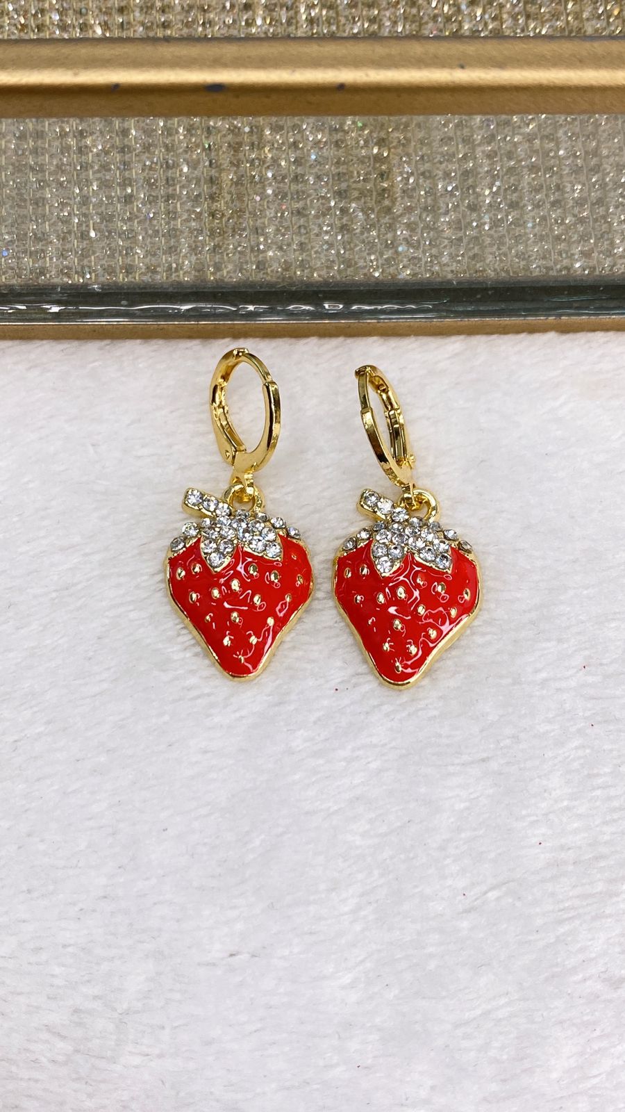 Arete de Chapa de Oro COA2017-1